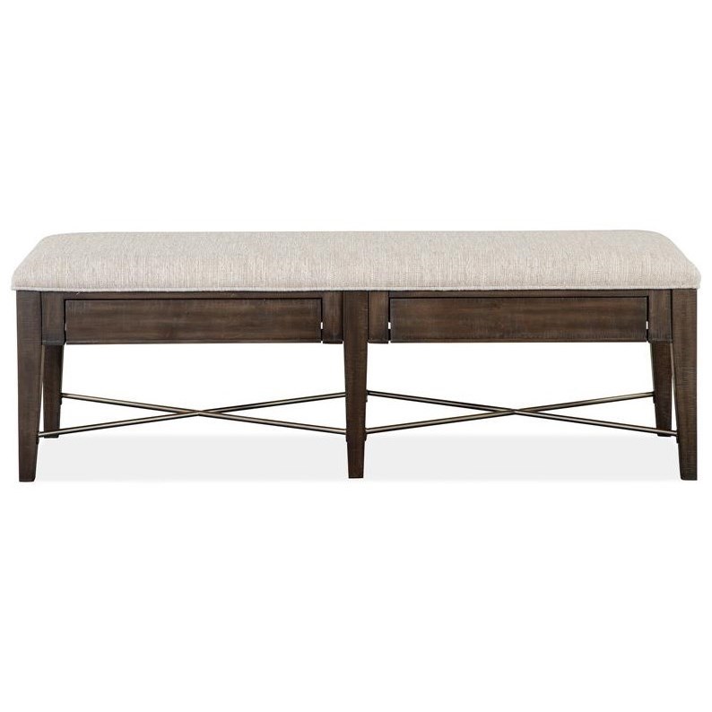 Magnussen Home Westley Falls Dining Storage Dining Bench with